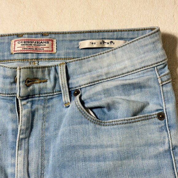 GUESS JEANS Women's Size 29 American Tradition Original Design 1981 Skinny Denim - Picture 9 of 15